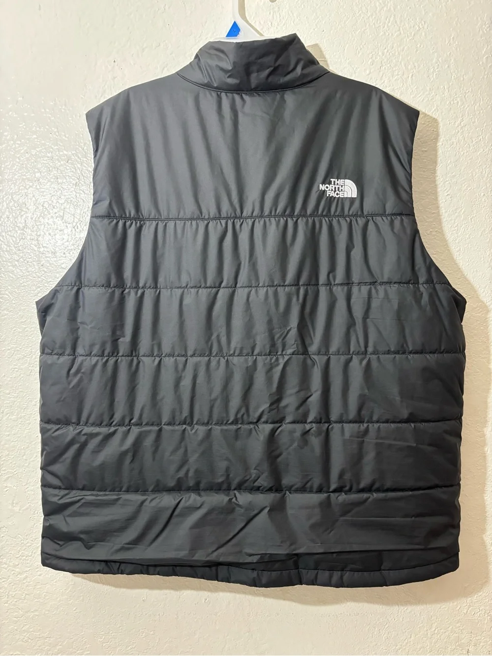 The North Face black quilted