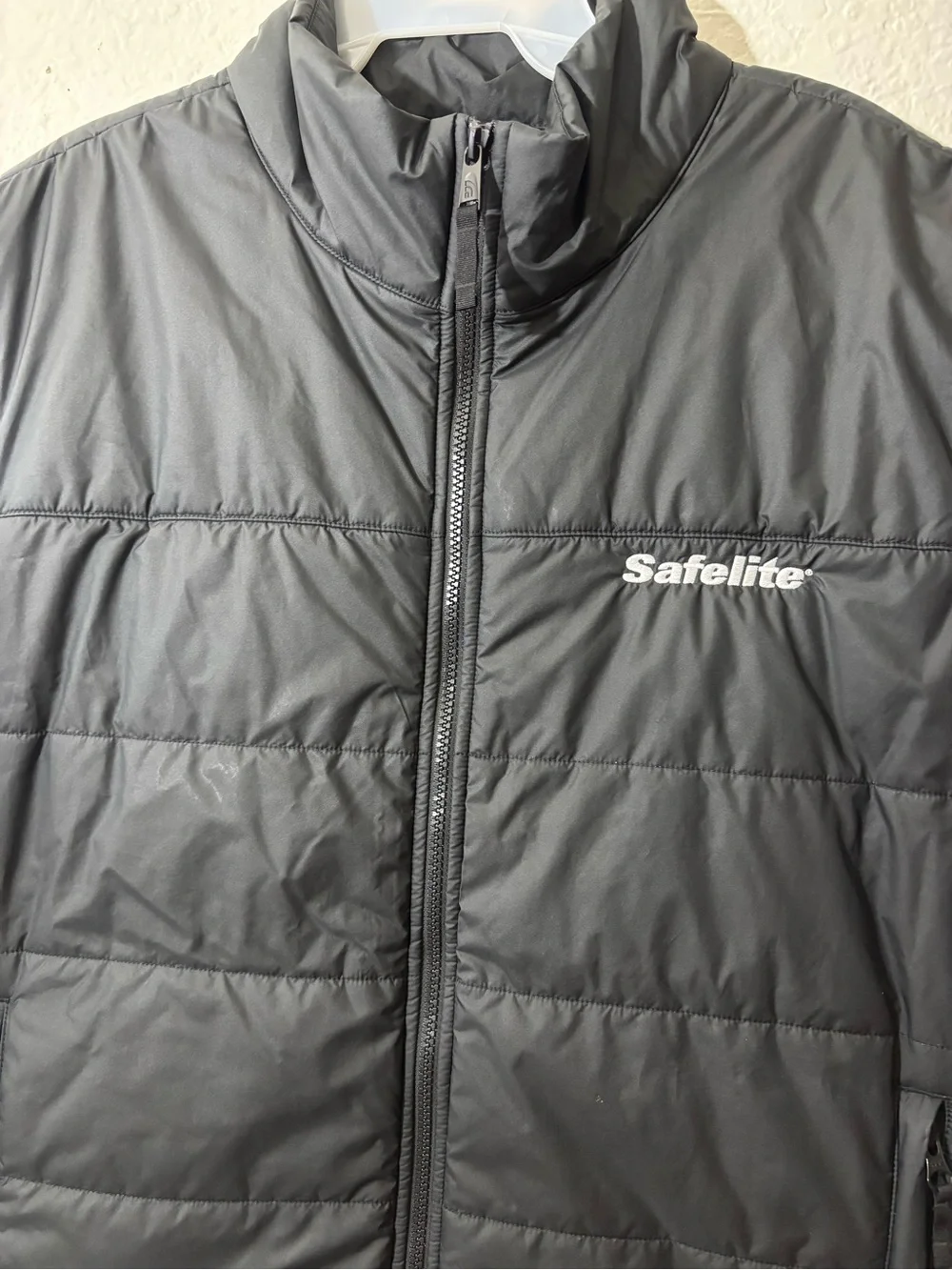 The North Face black quilted