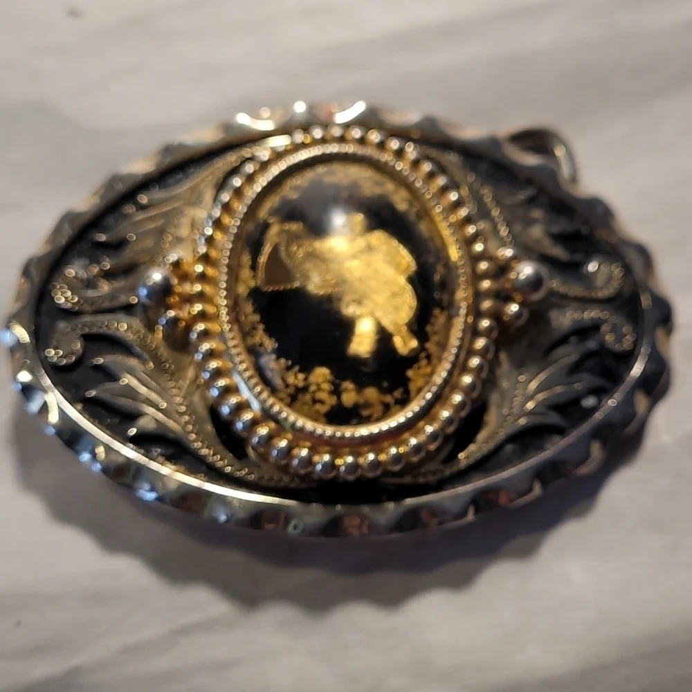 Saddle Belt Buckle Unisex