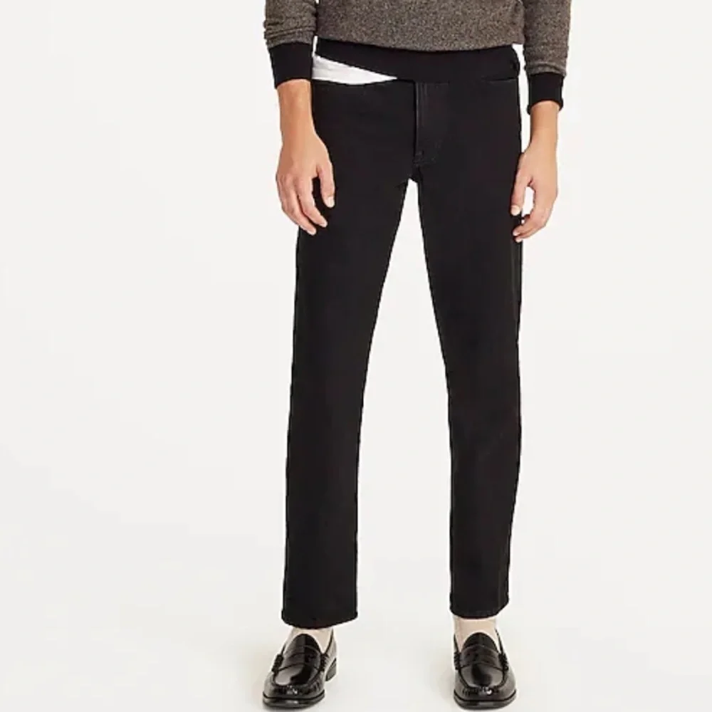 Jcrew Classic Straight-fit jean in black wash