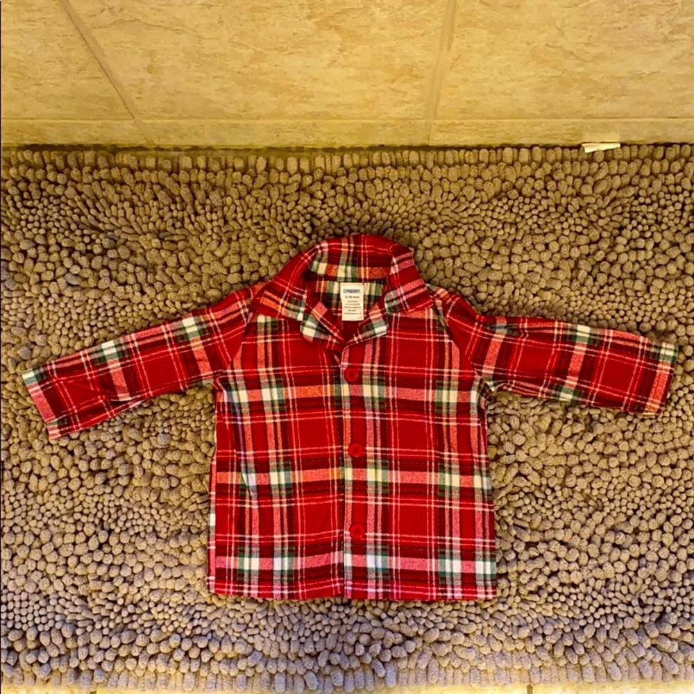 🌟5/$15 🎅🏼🎄 Gymboree: Button up PJ Top
