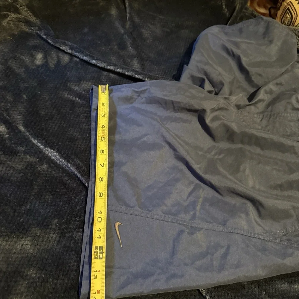 nike swim trunks mens Size‎ Measurements embroidered swoosh netted Blue