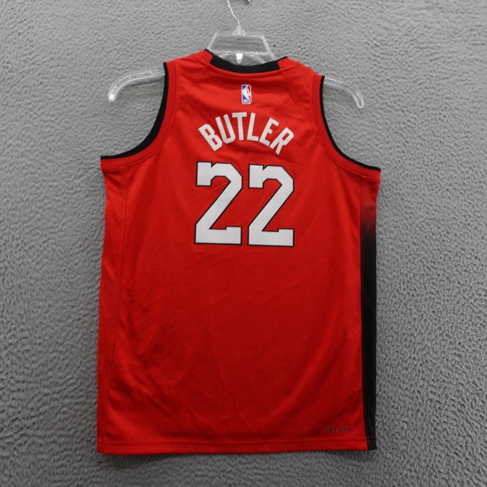 Nike Jimmy Butler Jersey Large Red Basketball Youth Miami Heat City Edition‎ 22
