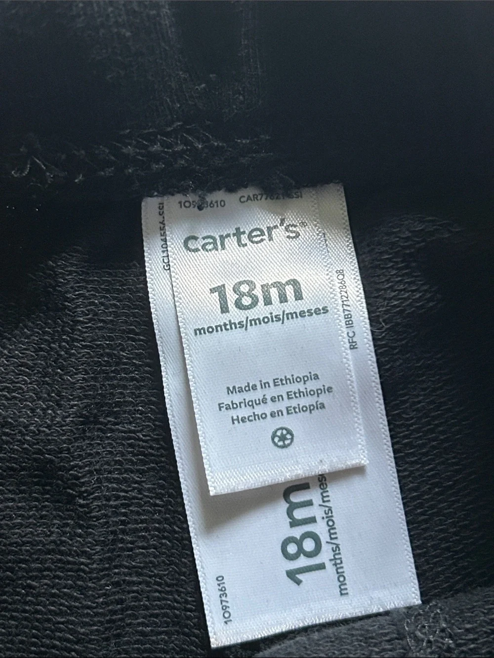 Carters soft cotton