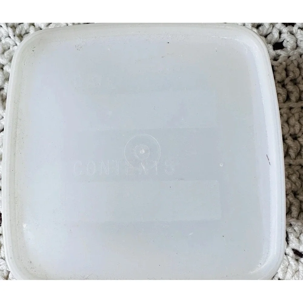 Vintage Mobil Oil Promo Plastic Container Translucent‎ Shop Storage