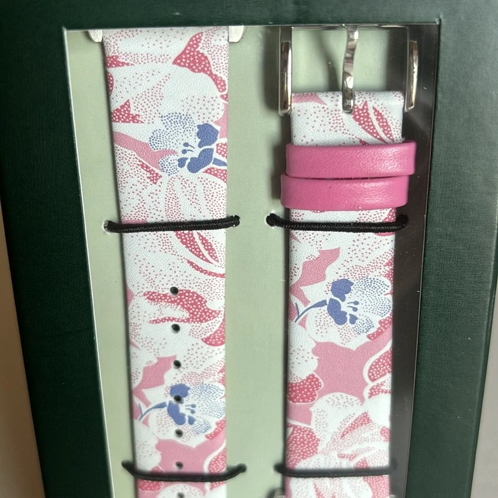 Ted Baker Floral Pink Leather Strap for Apple Watch®