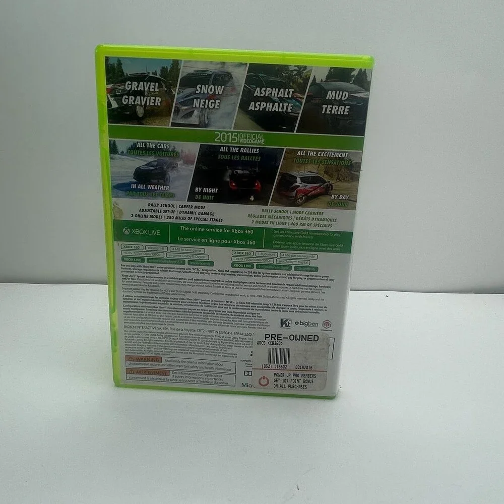 Unbranded wrc xb360