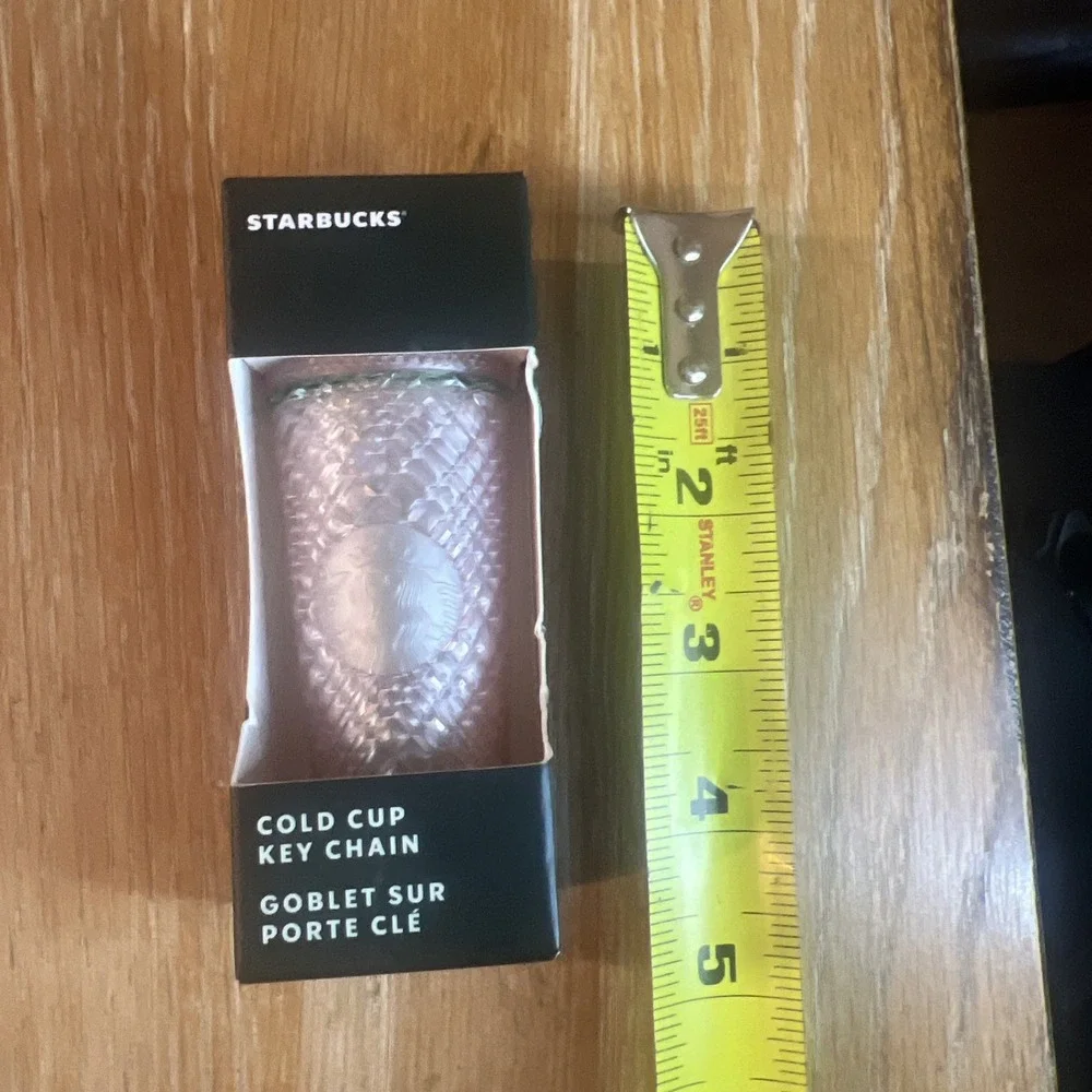 Starbucks Cold Cup Key Chain - Pink‎ Green 2023