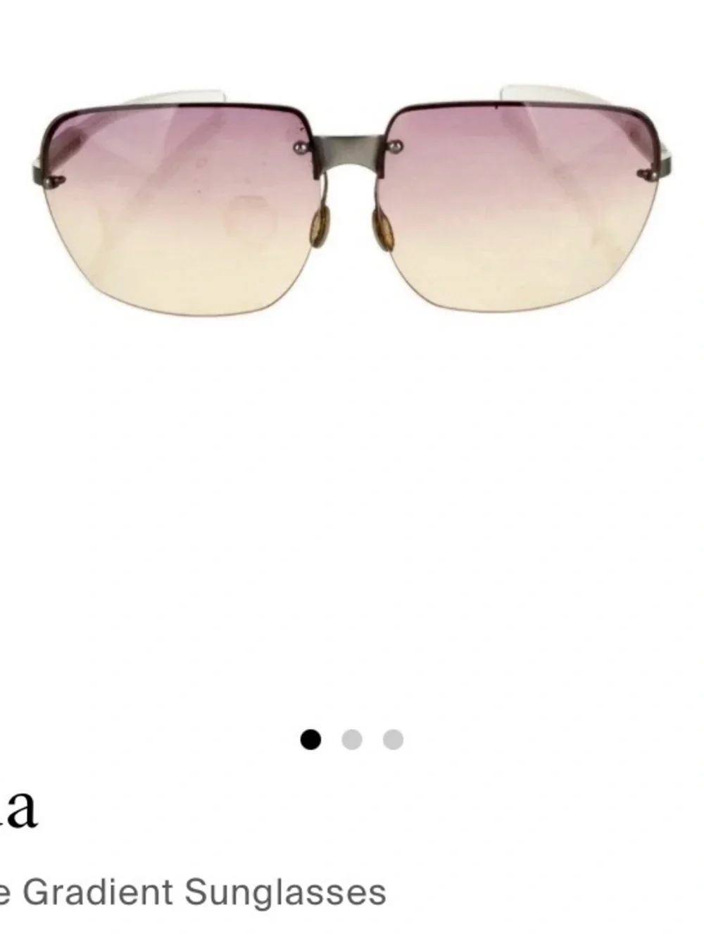 Prada Pink Sunglasses - Women Accessories