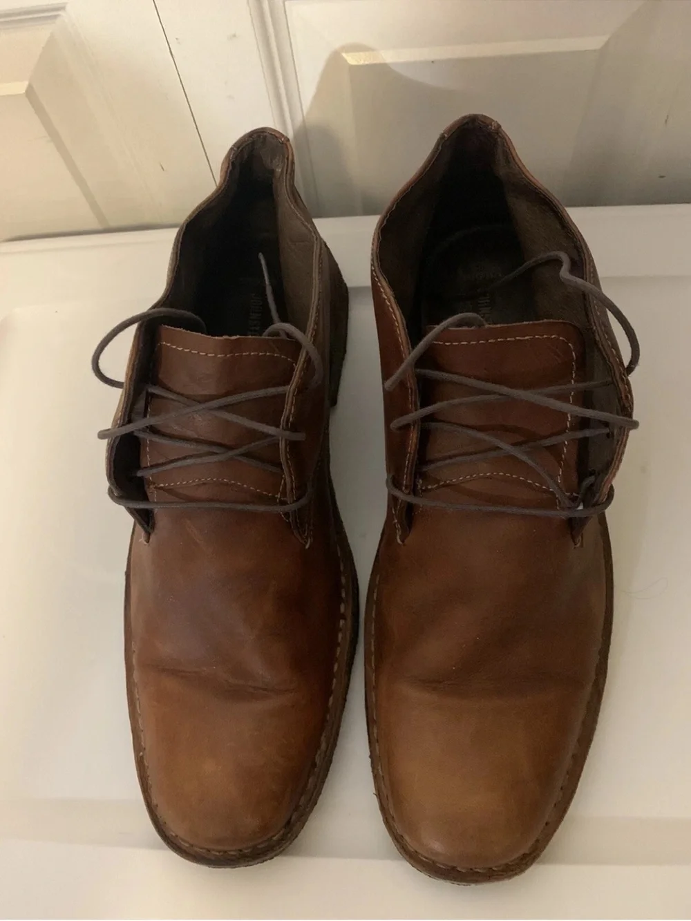 Johnston & Murphy brown leather