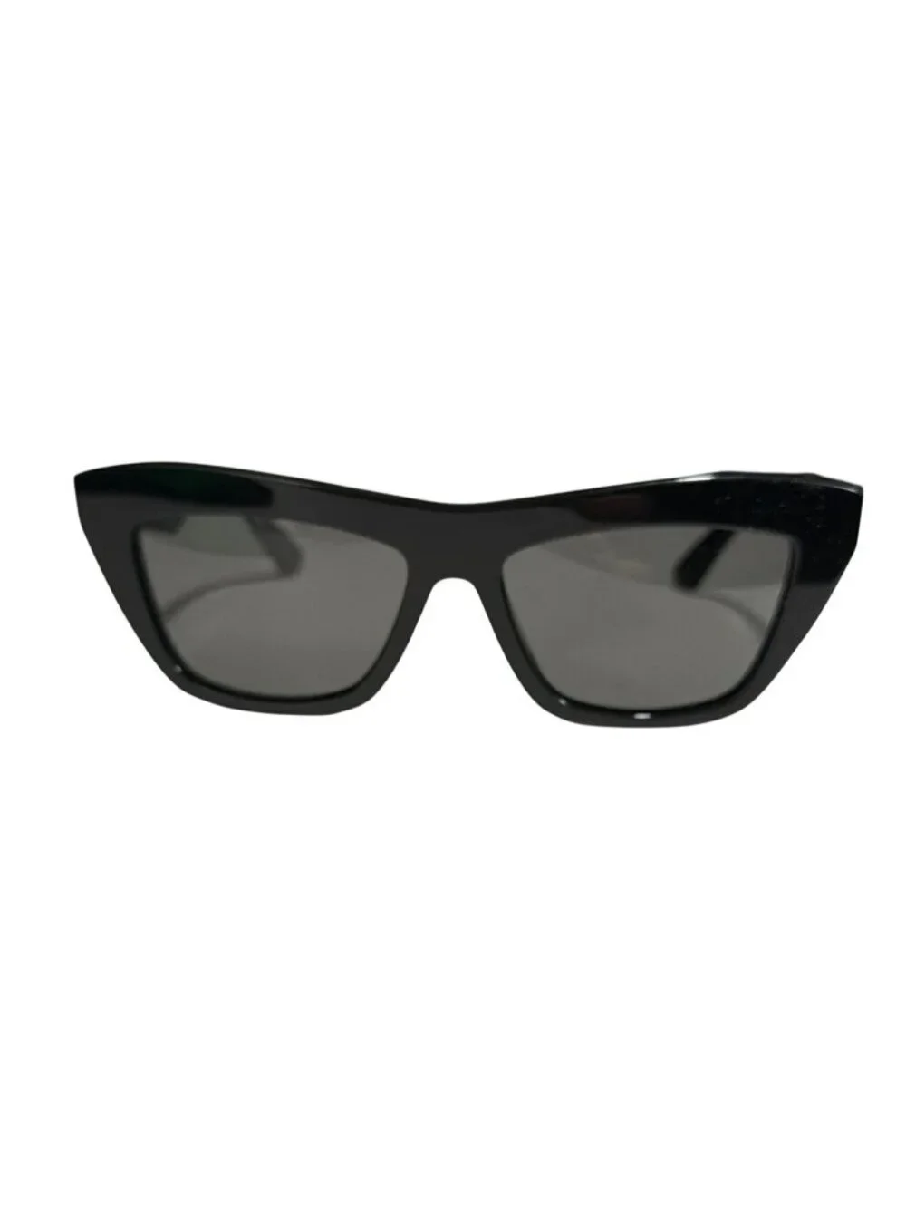 New Bottega Veneta BV1121S Cat Eye Black Sunglasses