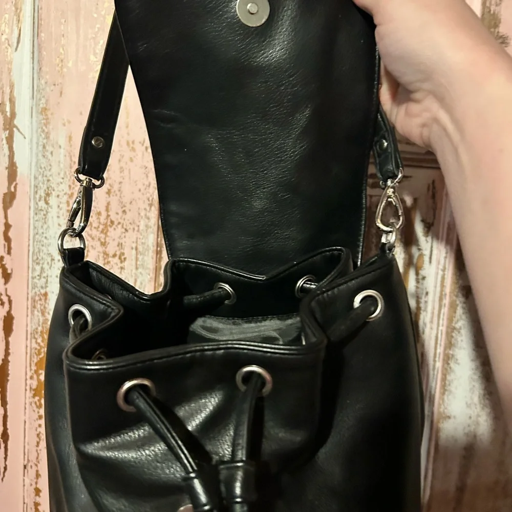 Backpack Black with Stud Accents