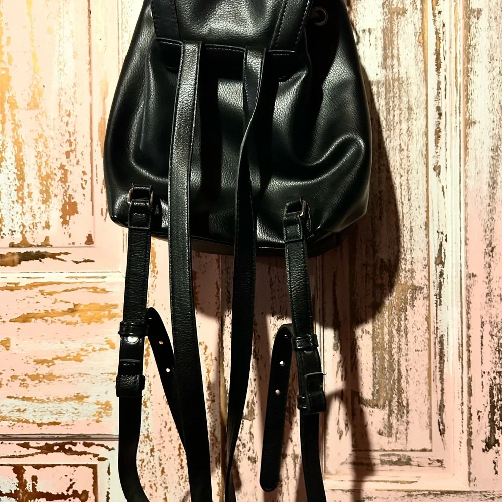 Backpack Black with Stud Accents