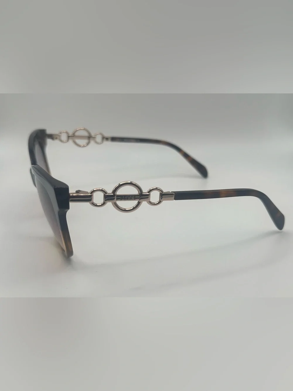 Emilio Pucci EP157 05B Blue Tortoise Cat Eye Sunglasses 54-21-140 New Case $595