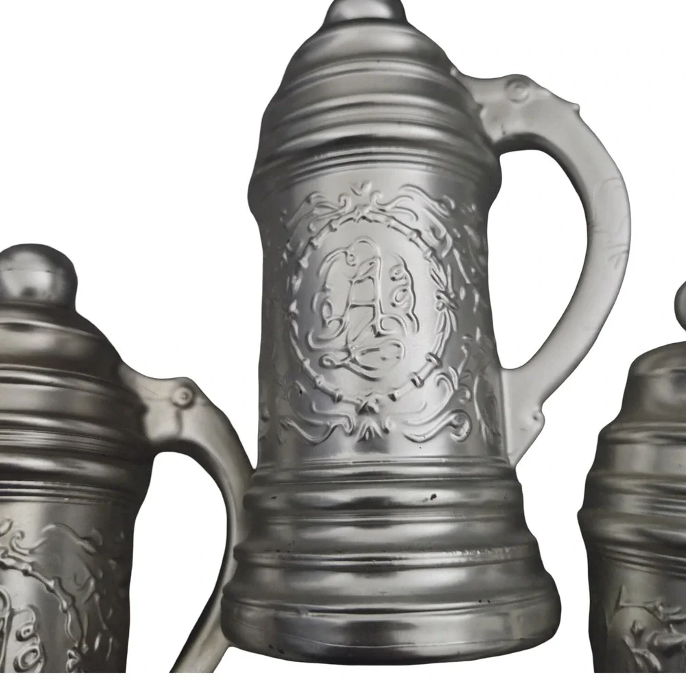 Vintage Avon Tribute‎ After Shave Bottle Lot of 3 Beer Stein Style 8 oz...