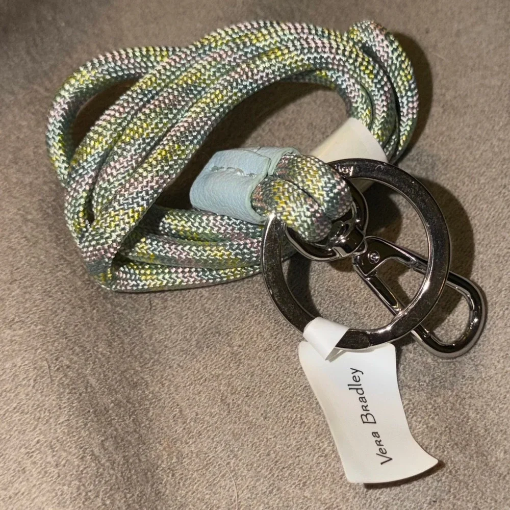 Vera Bradley Floating Garden Woven Cord Lanyard Multi Color 26807-R27 NEW
