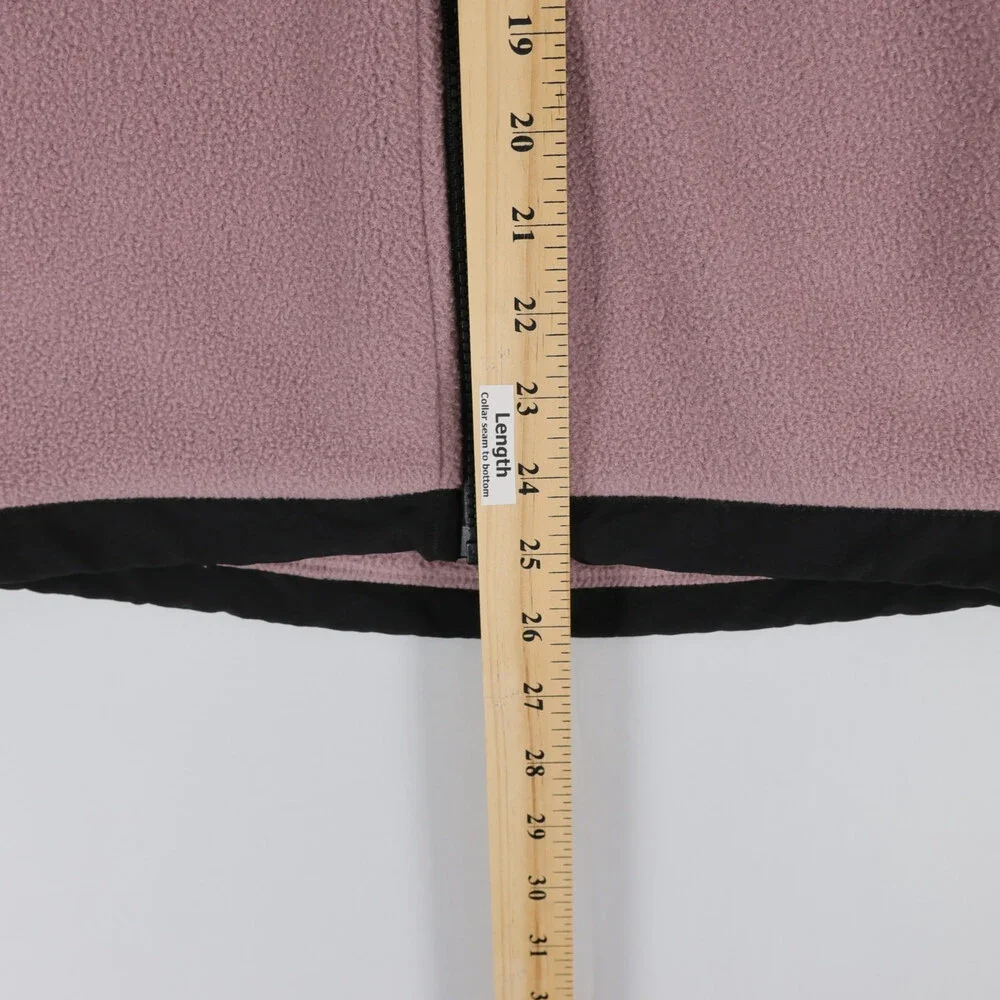 The North Face Denali Jacket Mens XS Purple Black Polartec Fleece Full Zip