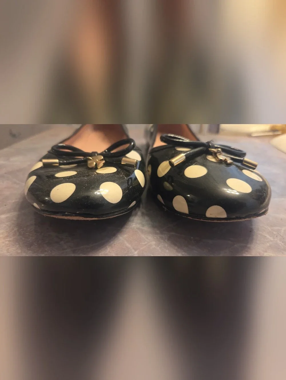 kate spade comfortable black ballet