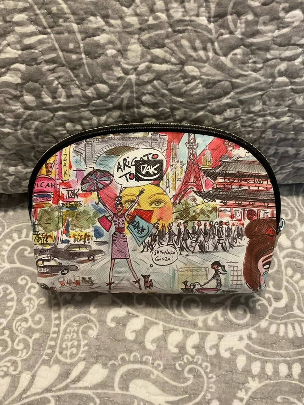 Izak Zenou I Love Japan / Arigato Tokyo Cosmetic Bag