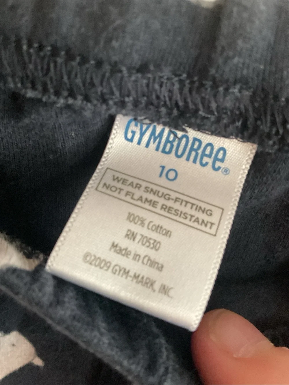 Gymboree - Navy Lounge Pants with White Polar Bear Motif - Boys Size Medium
