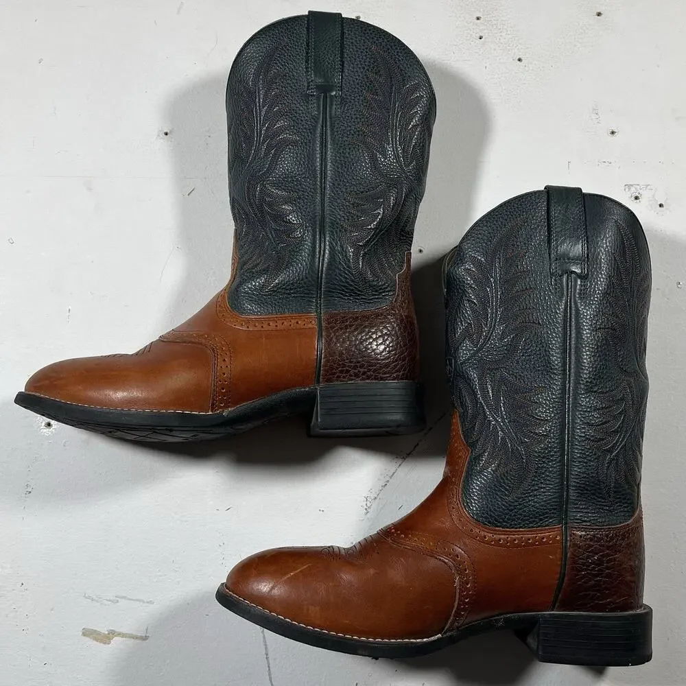 Ariat brown blue