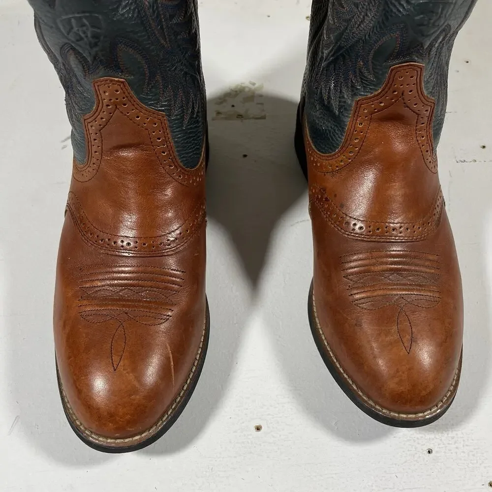 Ariat brown blue