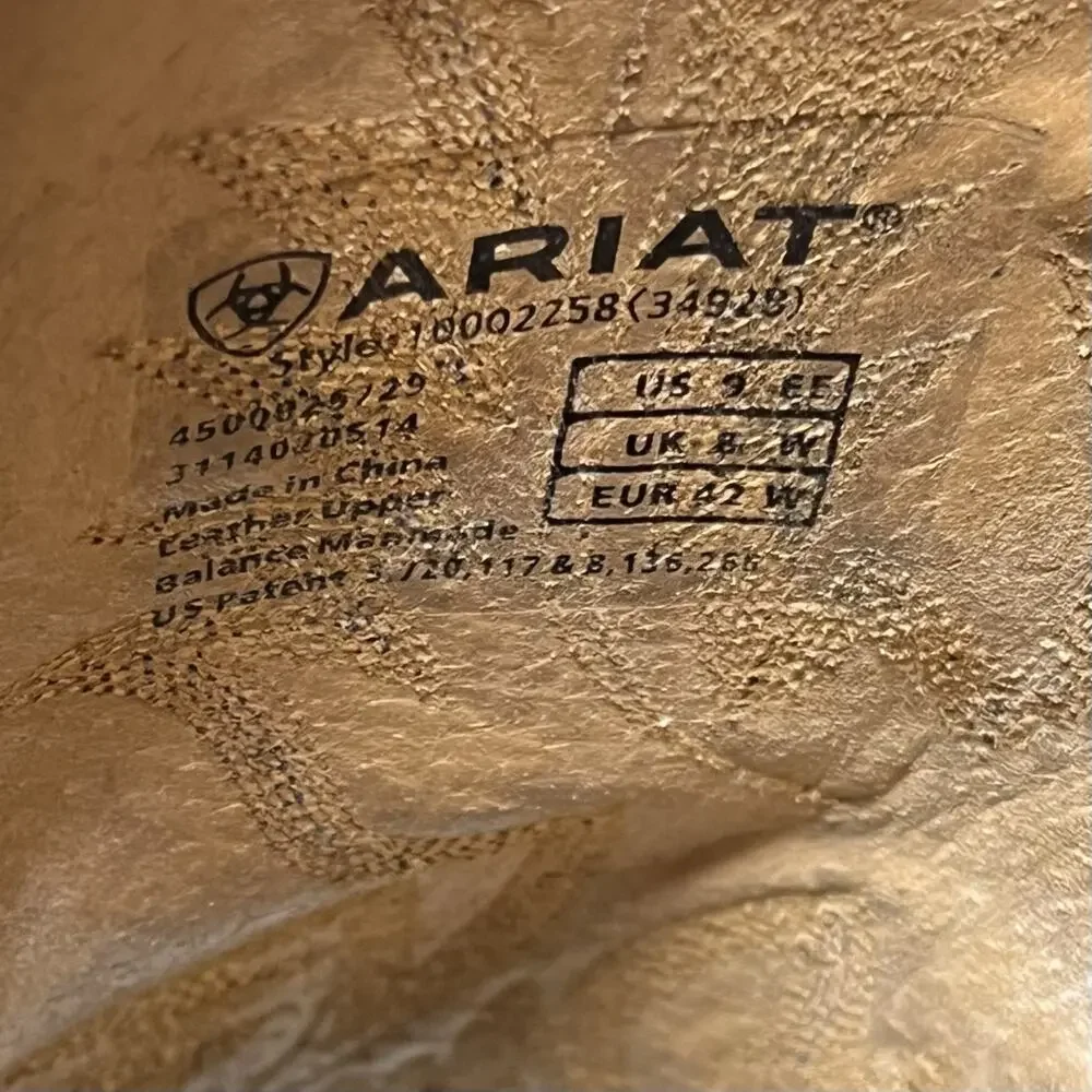 Ariat brown blue