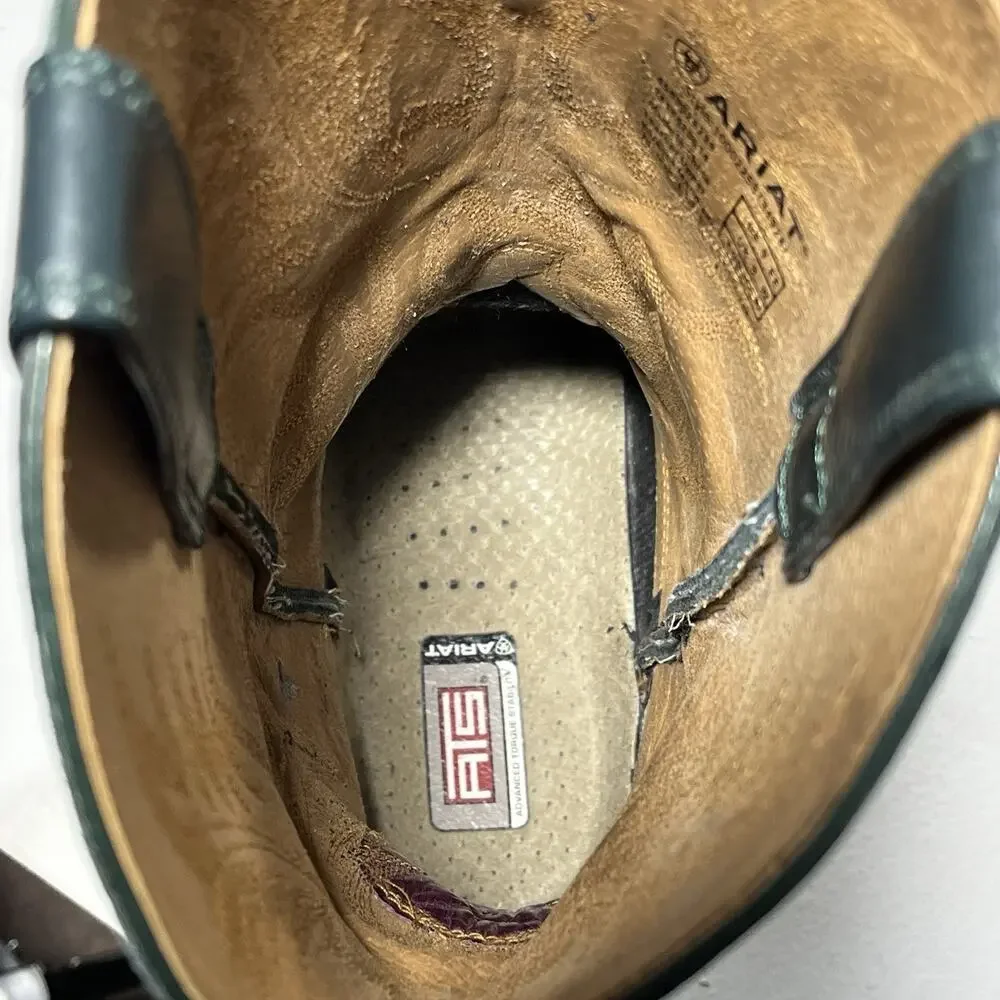 Ariat brown blue
