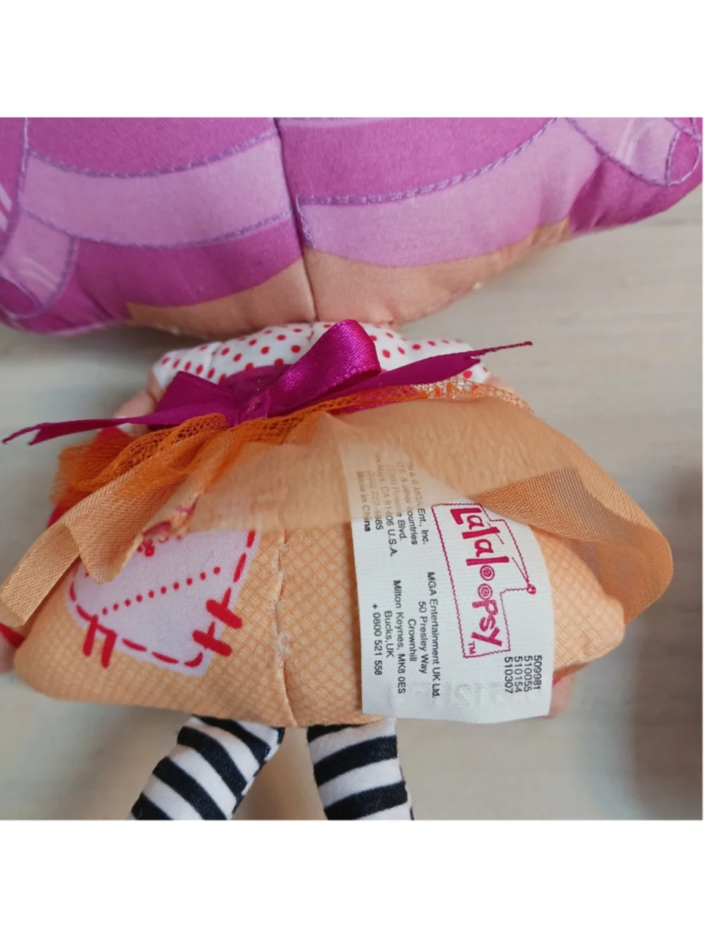 MGA LALALOOPSY Peanut Big Top Plush Doll 10