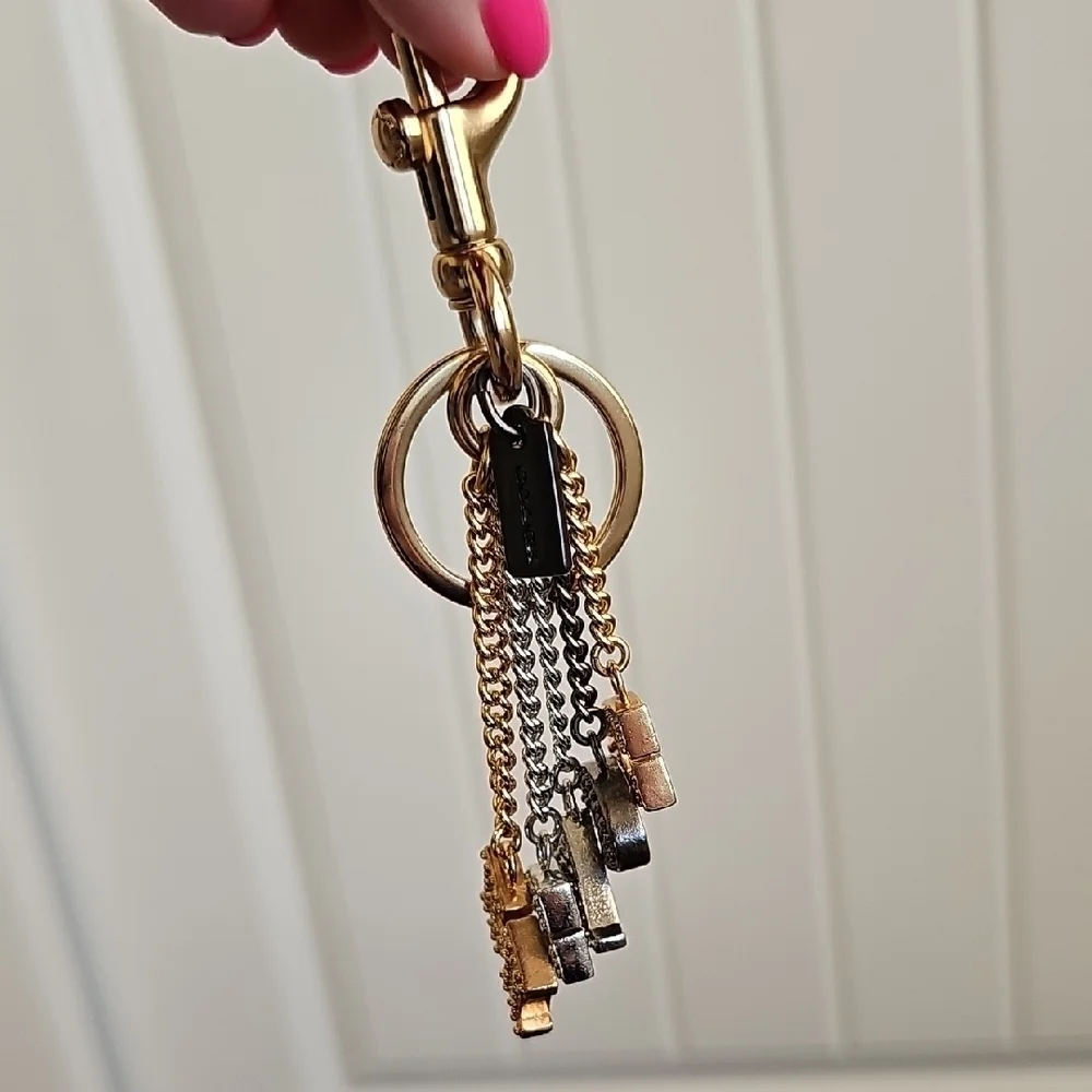 Coach charm plated