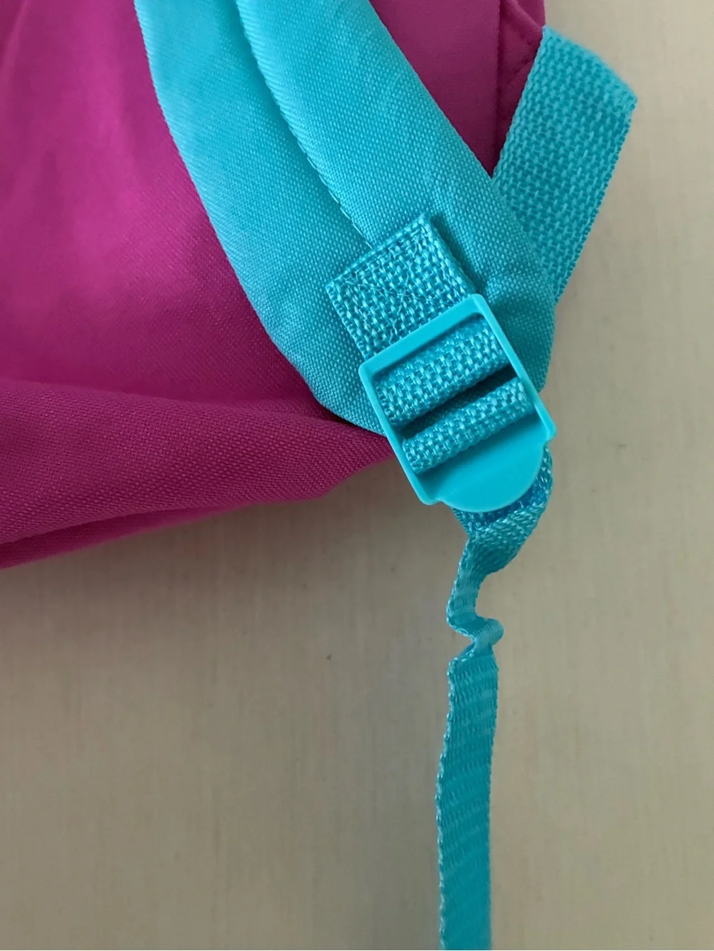 Barbie 15” Pink and Teal Gradient Graphic Backpack Zipper Adjustable Straps New