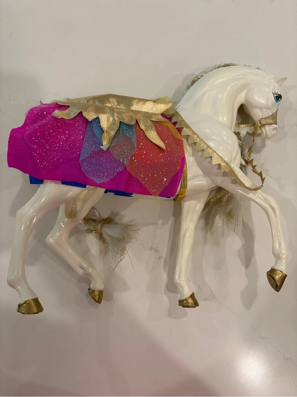 Mattel white plastic