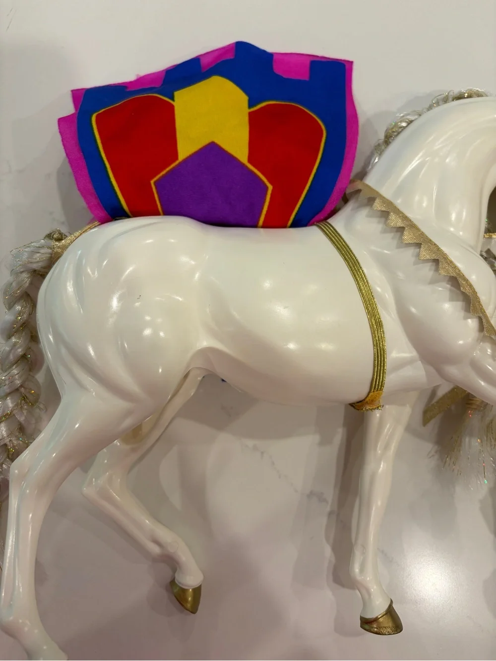 Mattel white plastic