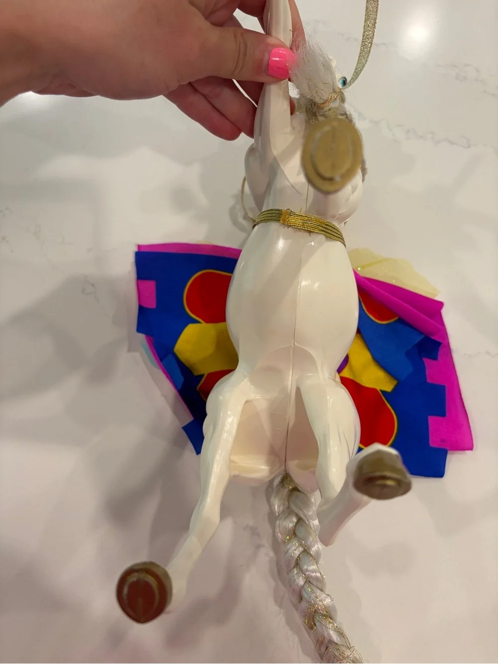 Mattel white plastic