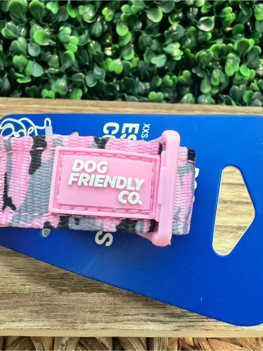 New Dog Friendly Co. Pink Camo Adjustable Dog Pet Collar | XXS-XS | Essentials