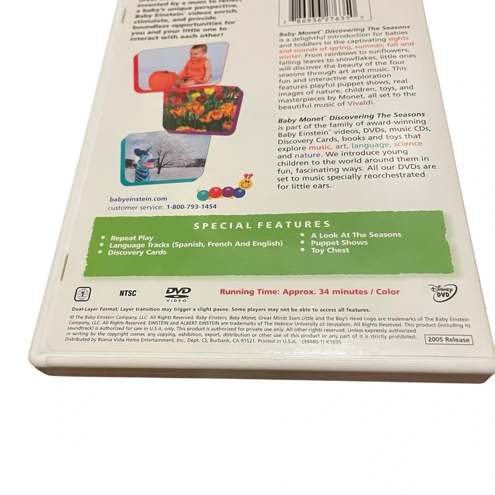 Baby Einstein - Monet And Numbers DVD Set‎