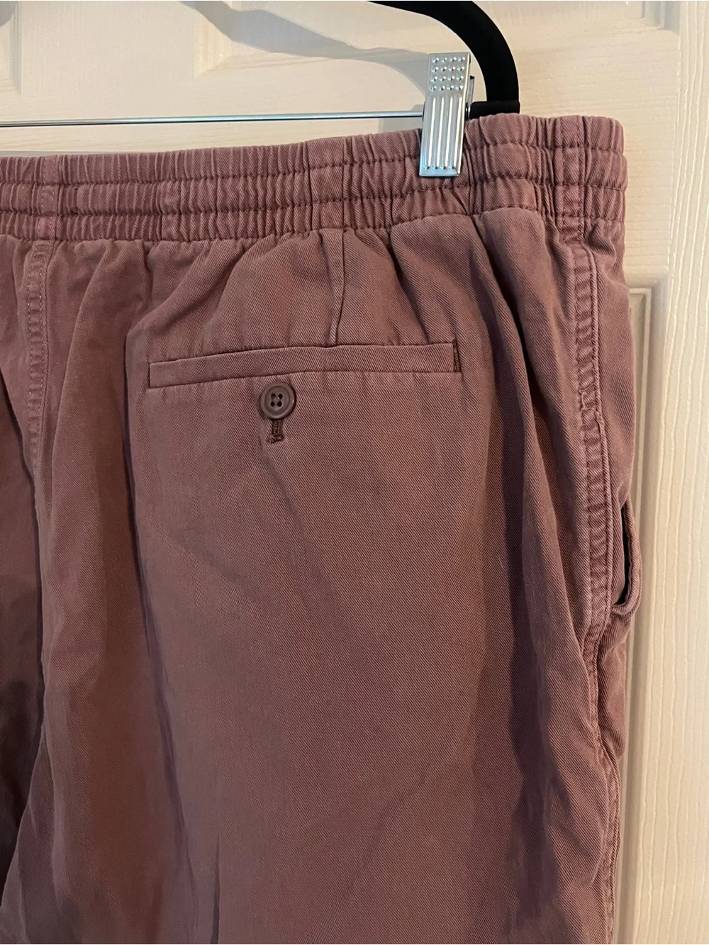J.Crew Garment Dyed Casual Drawstring Shorts Men’s XL Mauve Beach Coastal