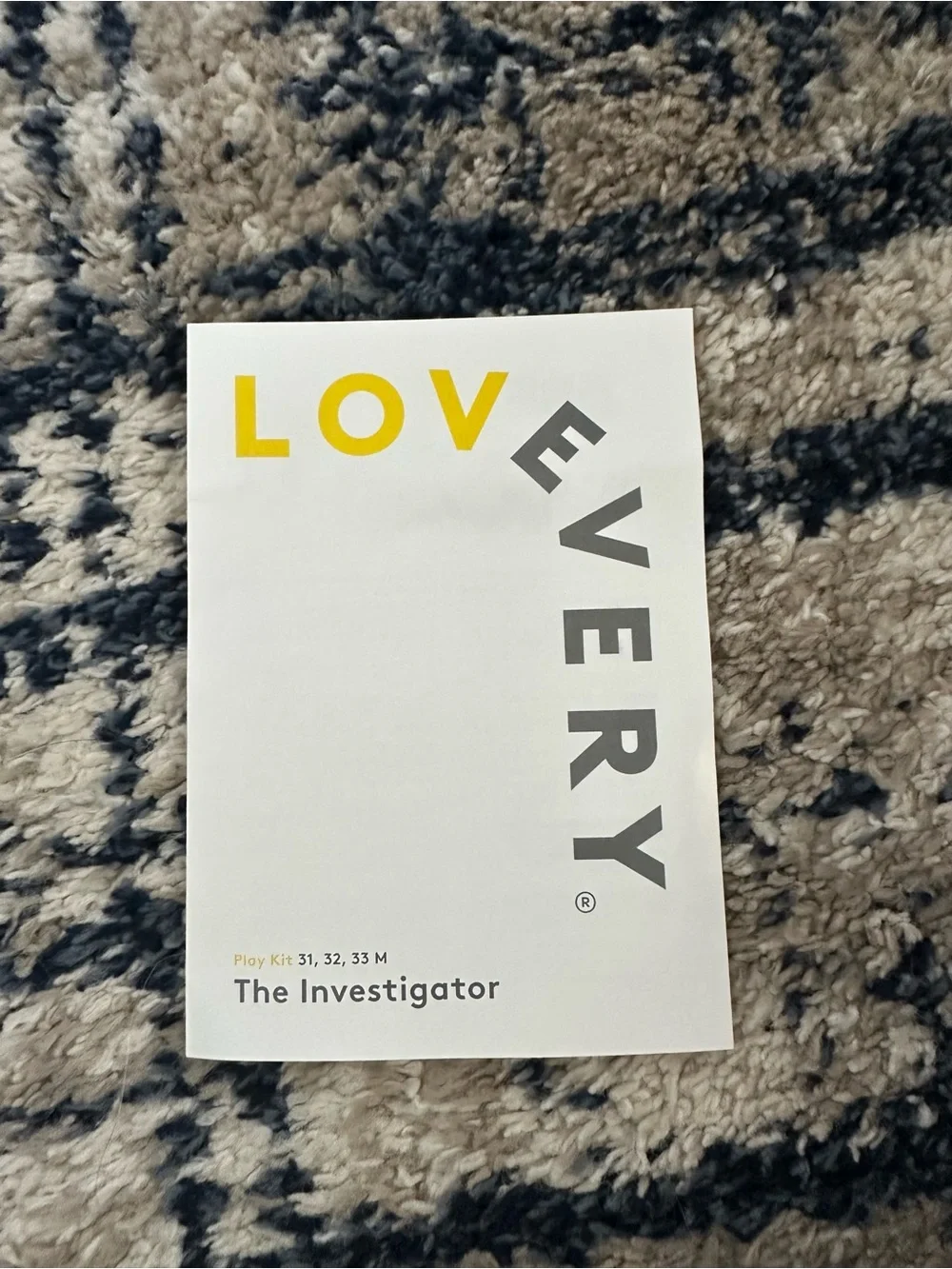 LOVEVERY The Investigator Play Kit - 31-33 months