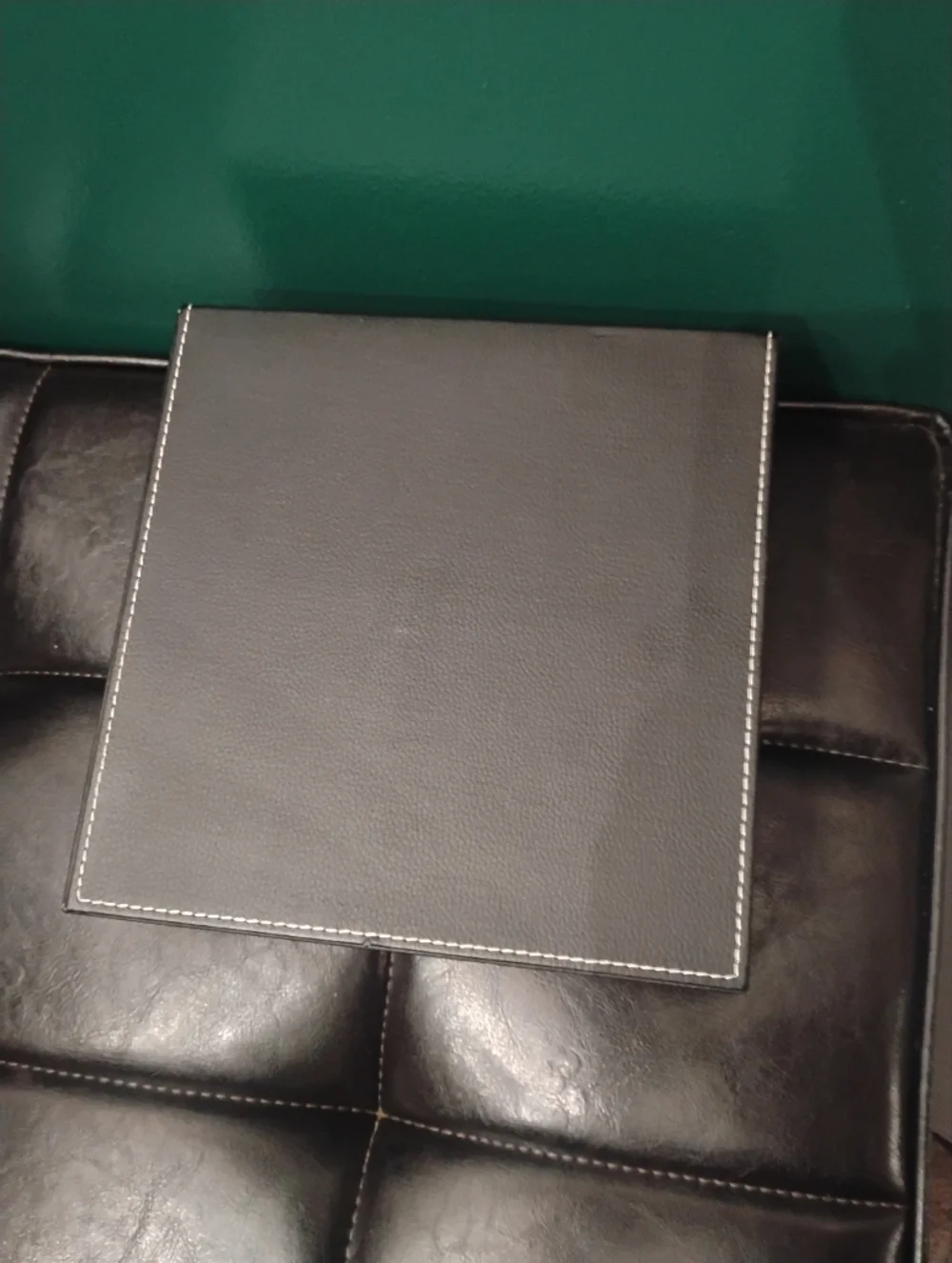 Black Leatherette Storage Box from Figgers