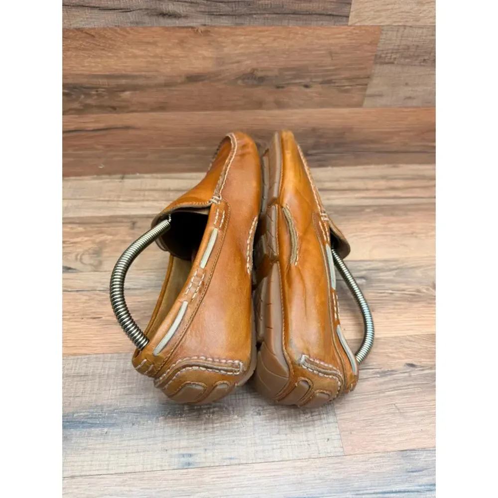 Frye Men’s Size 10 Lewis Venetian Loafer Tan Leather Shoes