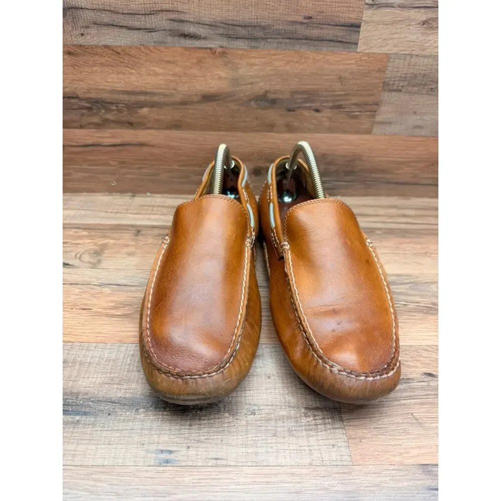 Frye Men’s Size 10 Lewis Venetian Loafer Tan Leather Shoes