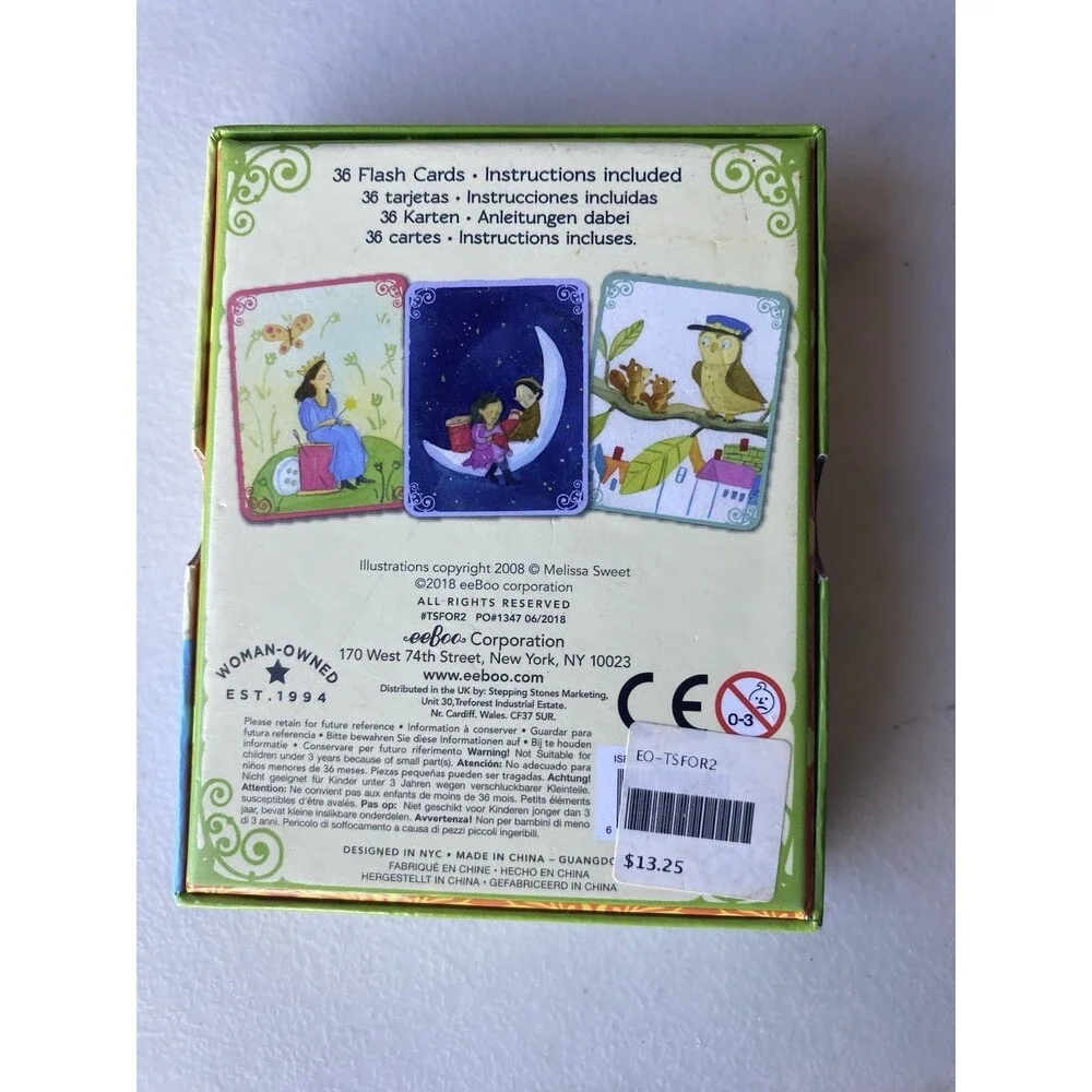 eeBoo Create a Story Cards Mystery in the Forest & Animal Village Lot