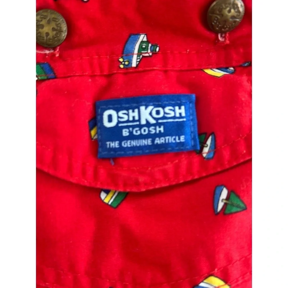 OshKosh Bgosh wardrobe measurements red