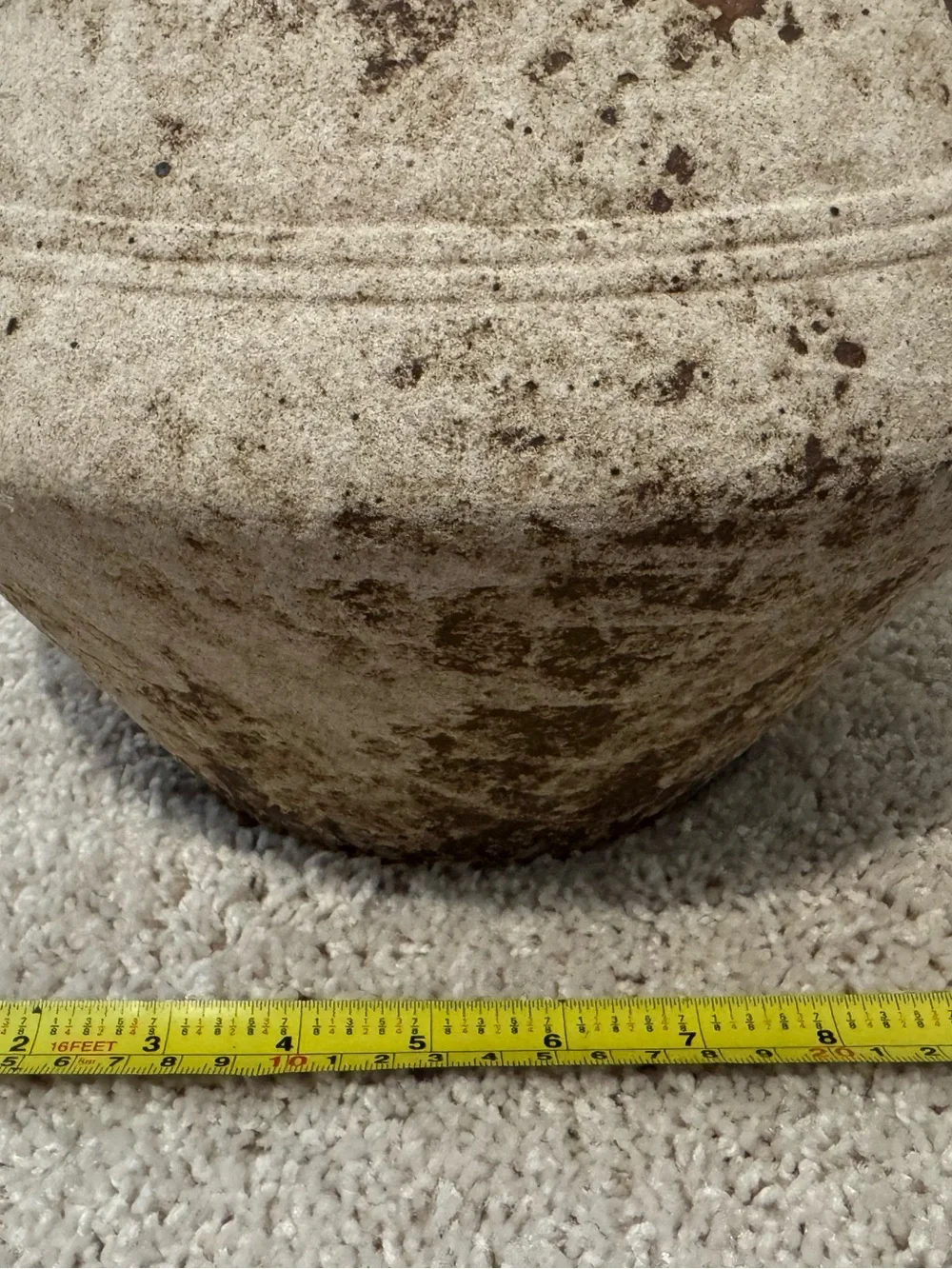 Rustic Brown Ceramic Vase