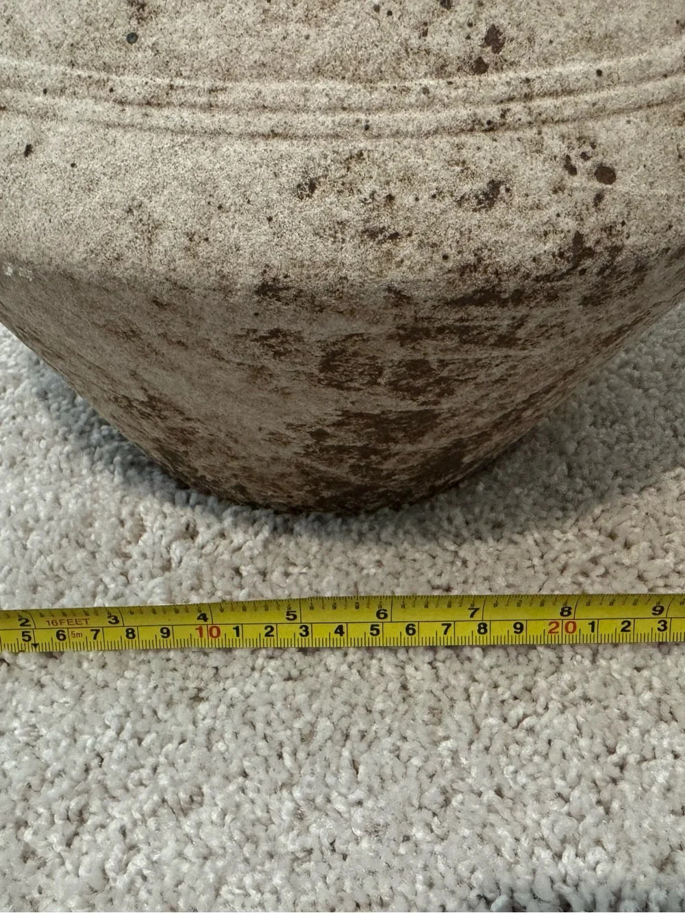 Rustic Brown Ceramic Vase