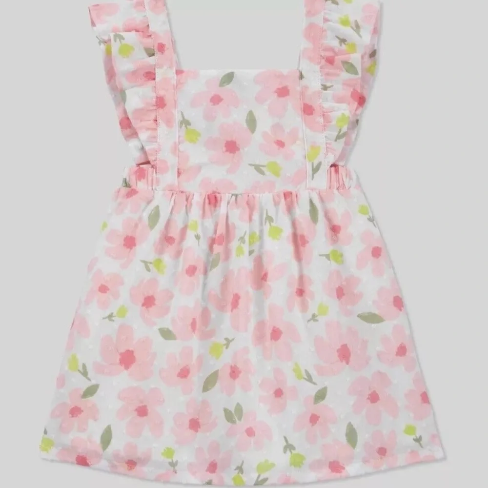 NWT Just One You by Carter’s Baby Girl Floral Dress & Diaper Cover Set 18M