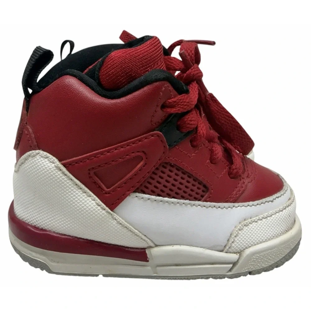 Nike Jordan Toddler Red White High Top Sneakers Shoes Kids Size 4C Used