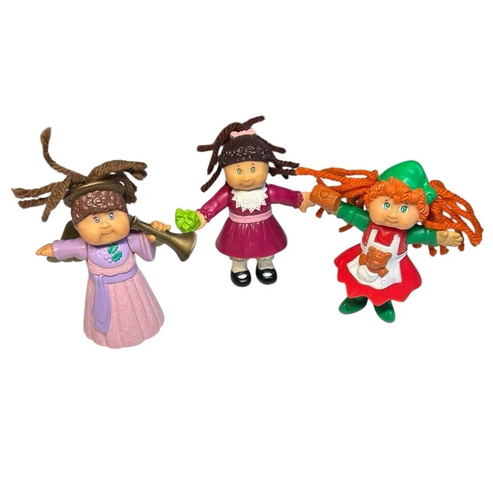 Set of 3 Vintage Cabbage Patch Kids Doll Figures 3
