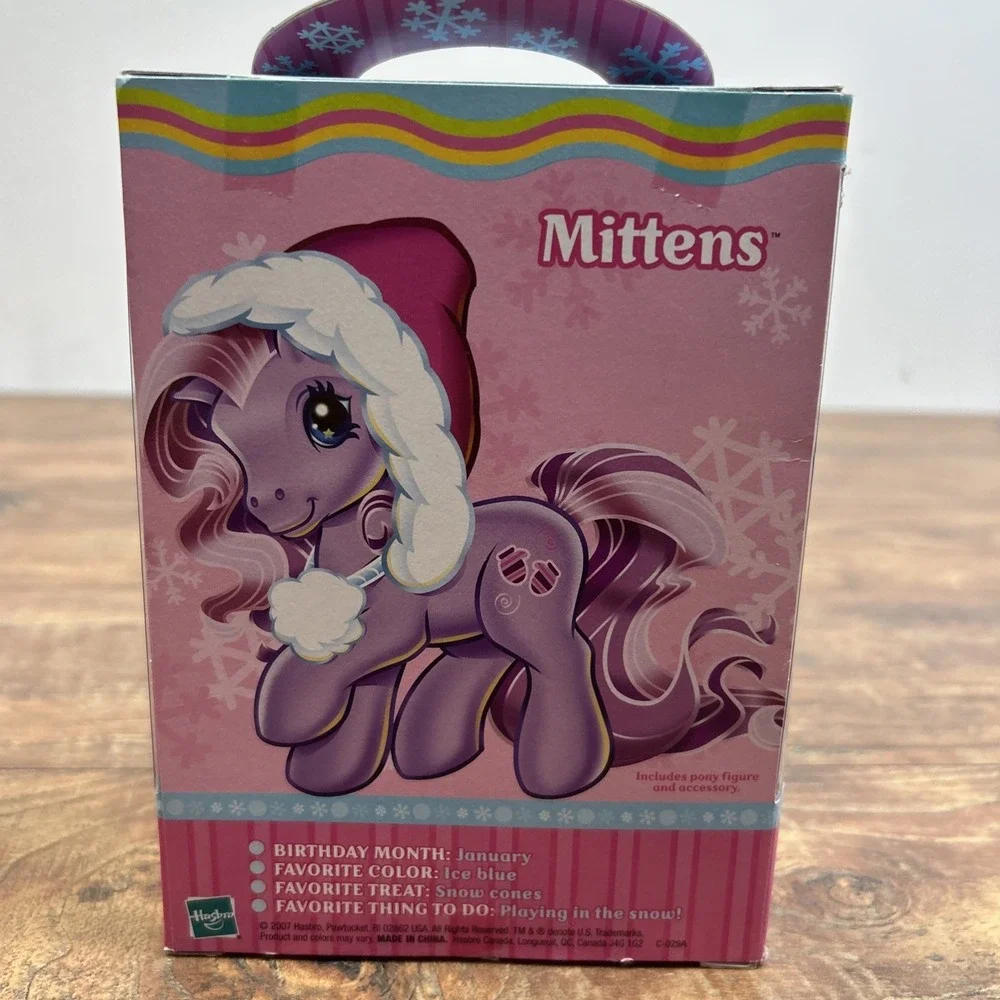 Hasbro My Little Pony G3 Mittens 25th Birthday Celebration Winter NIB Christmas