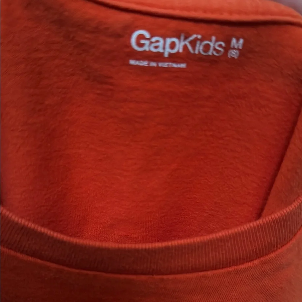 GAP Kids Graphic Orange Short Sleeve Tee Boys